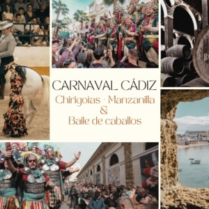Carnaval de Cádiz – Chirigotas, Manzanilla y Caballos Andaluces - del 7 al 11 de febrero (4 noches)